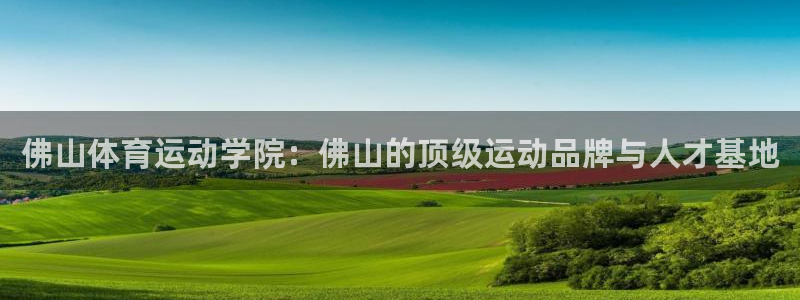 一竞技官网下载招商电话号码查询：佛山体育运动学院：佛山的顶级