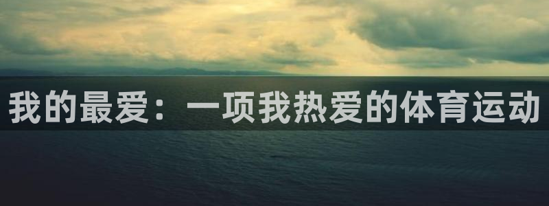 一竞技官网下载注册：我的最爱：一项我热爱的体育运动