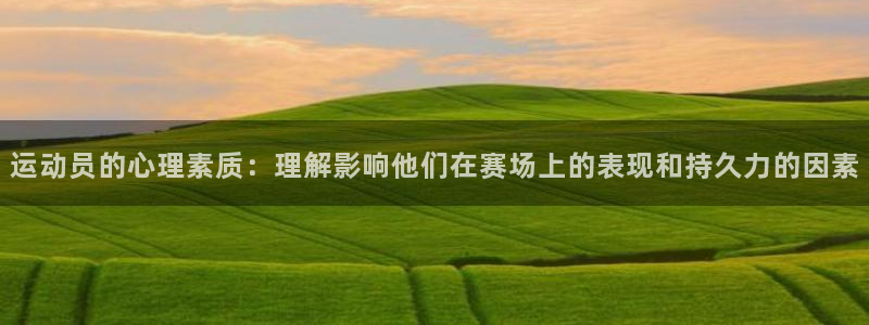 一竞技官网下载官方客服电话：运动员的心理素质：理解影响他们在