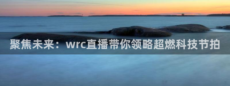 极速nba直播吧在线直播观看：聚焦未来：wrc直播带你领略超燃科技节拍